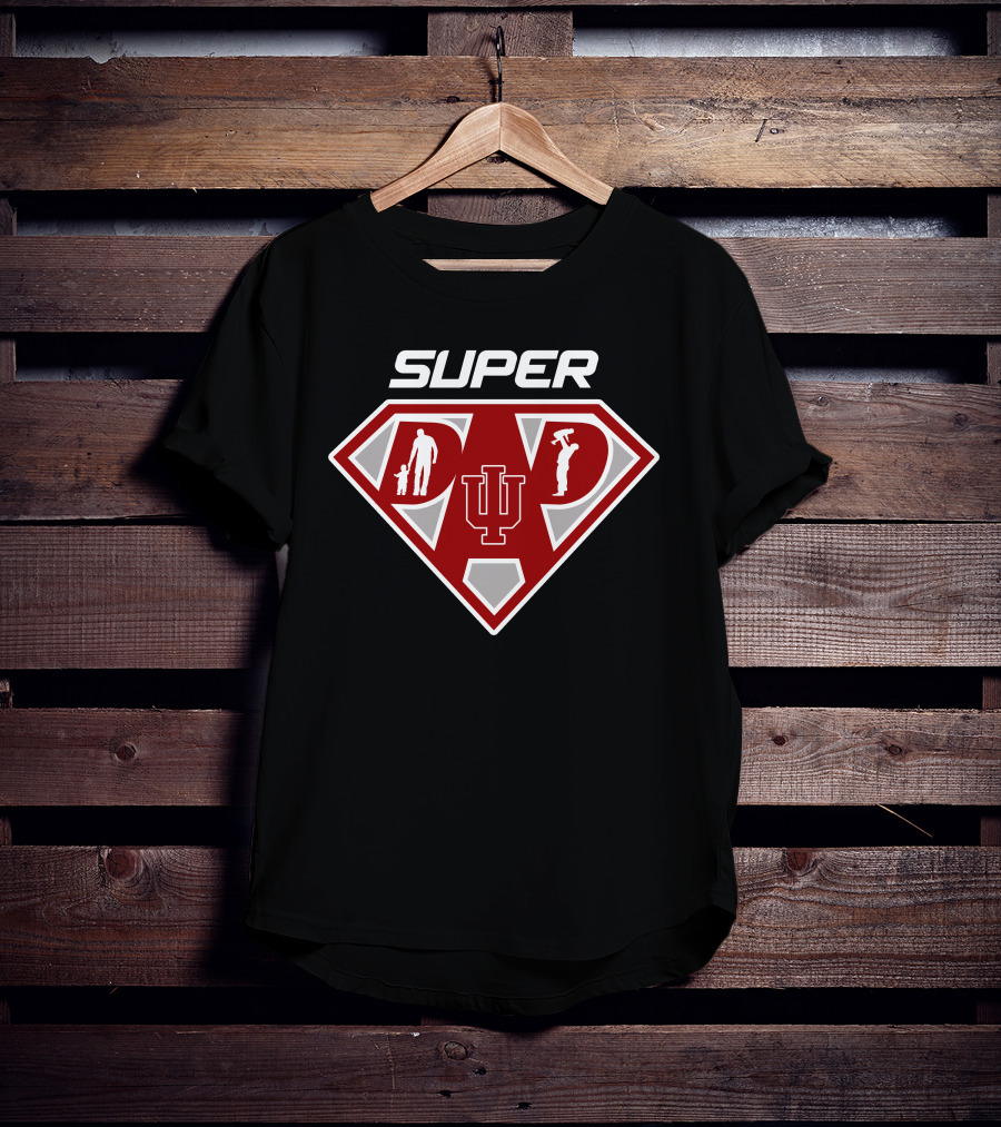Super Indiana Hoosiers Dad T-Shirt