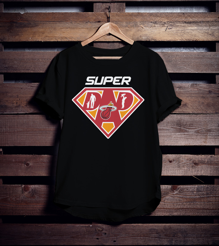 Super Miami Heat Dad T-Shirt