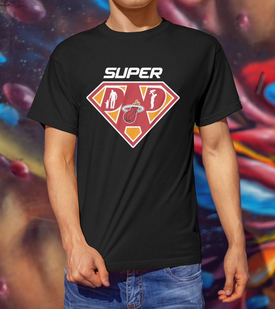Super Miami Heat Dad T-Shirt