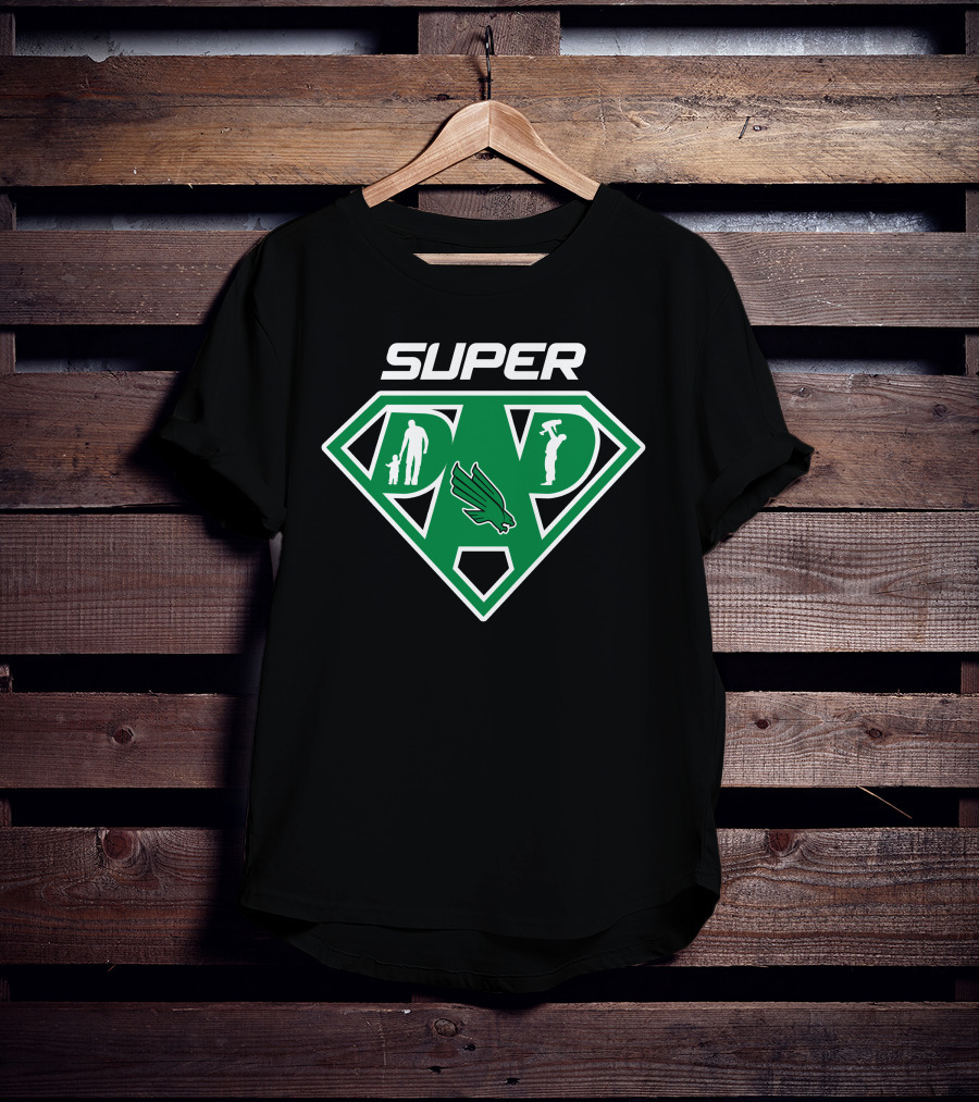 Super Dad North Texas Mean Green T-Shirt