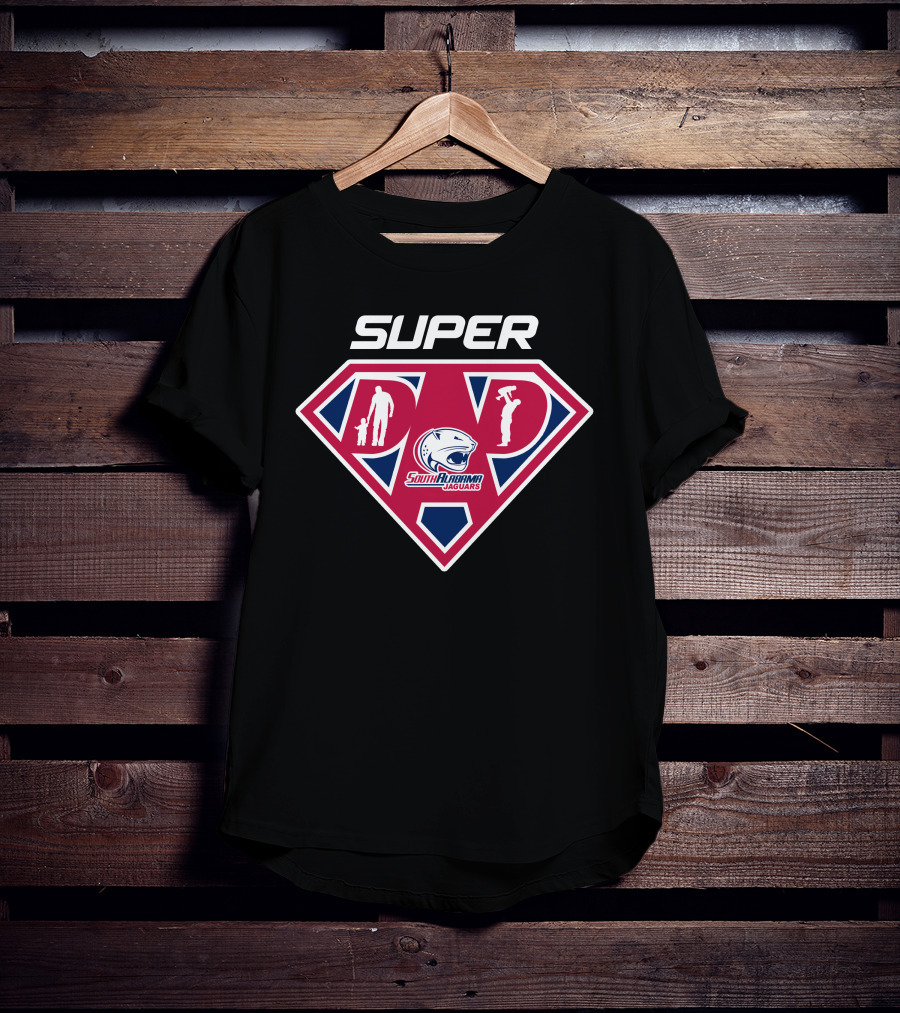 Super South Alabama Jaguars Dad Heroic T-Shirt