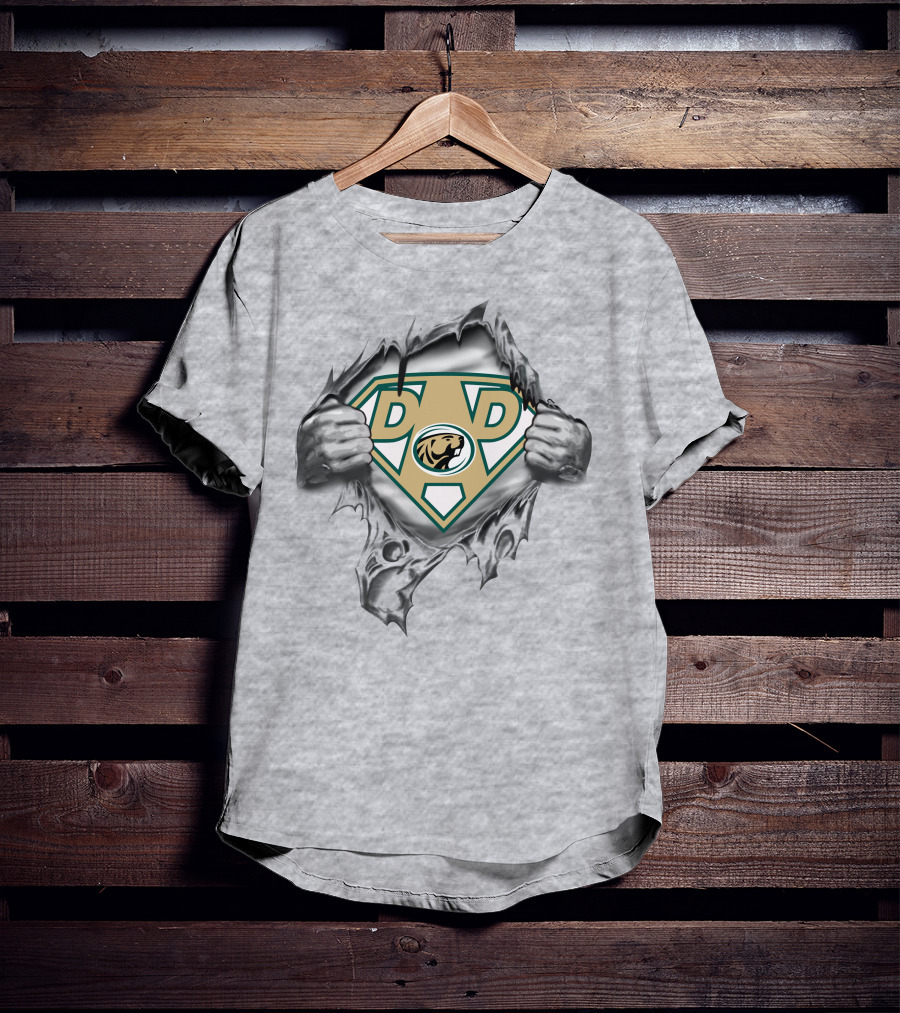 Bemidji State Beavers Super Dad Emblem With Beaver T-Shirt