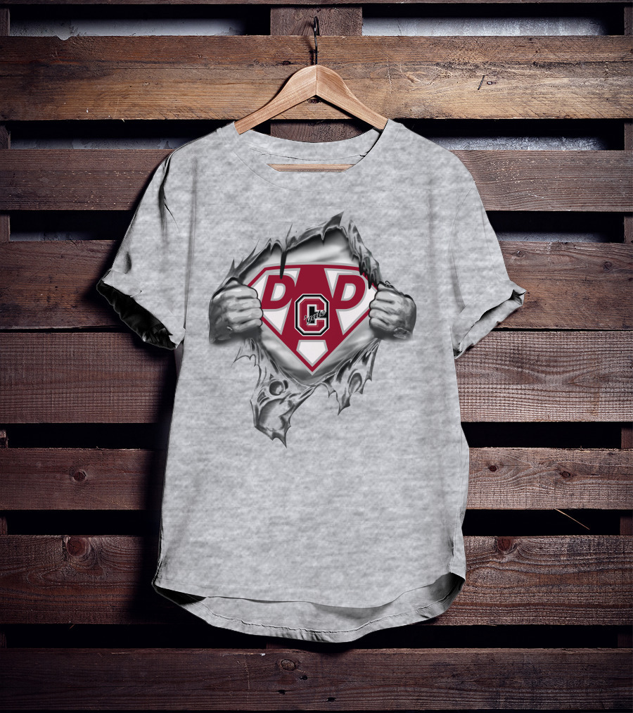 Colgate Raiders Super Dad Dp Logo Superman T-Shirt