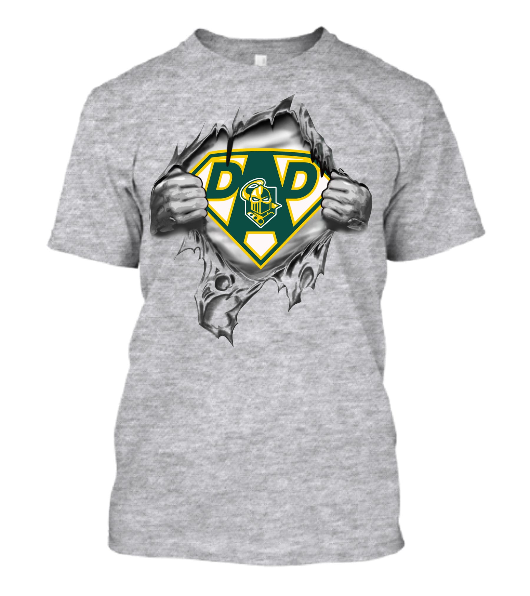 Clarkson Golden Knights Super Dad Emblem T-Shirt