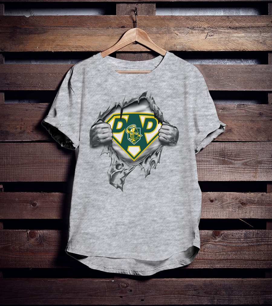 Clarkson Golden Knights Super Dad Emblem T-Shirt