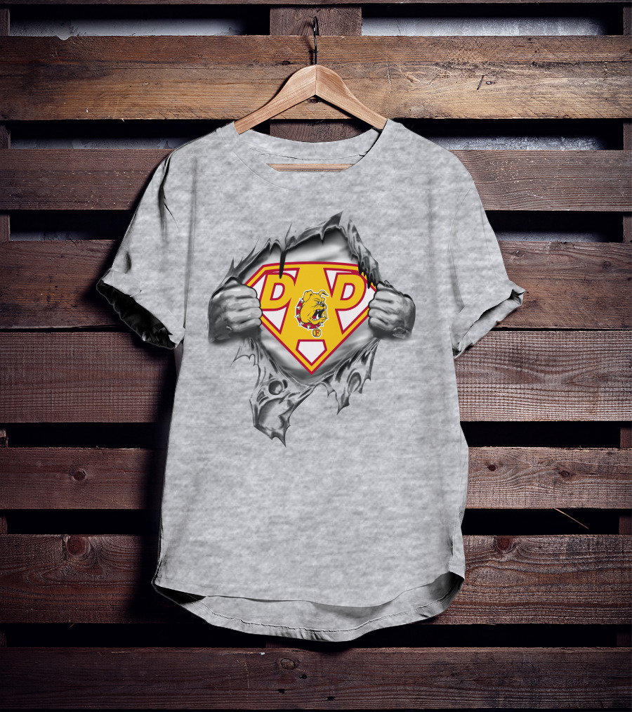 Ferris State Bulldogs Super Dad Bulldog T-Shirt