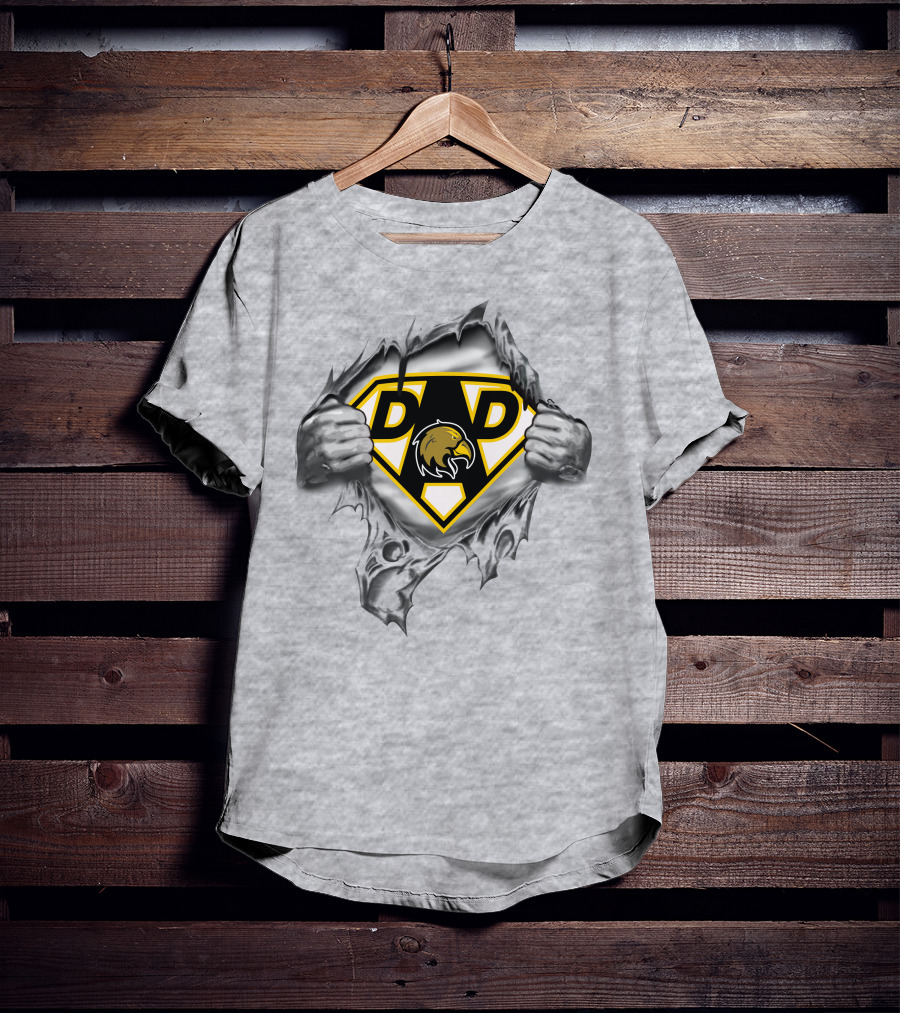 Los Angeles Golden Eagles Dad Superhero Style T-Shirt