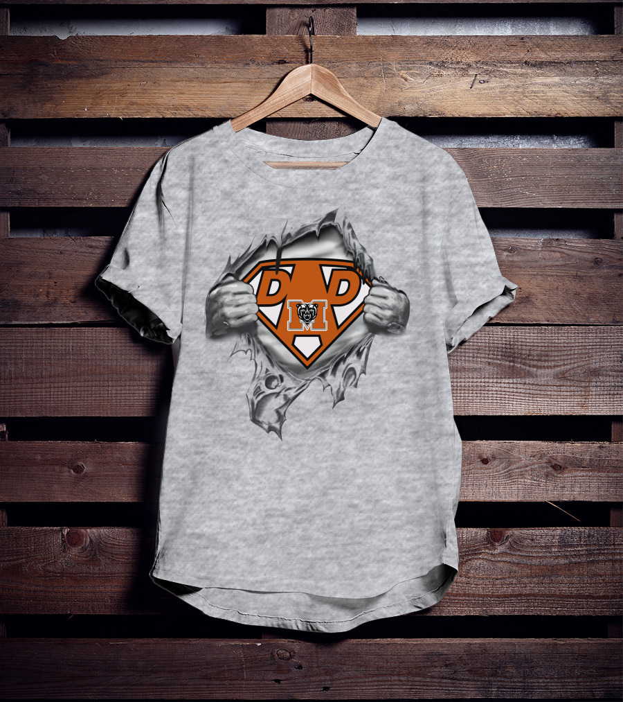 Super Dad Mercer Bears Logo 125 T-Shirt