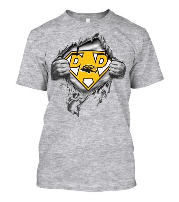 Southern Mississippi Golden Eagles Super Dad Emblem Burst T-Shirt