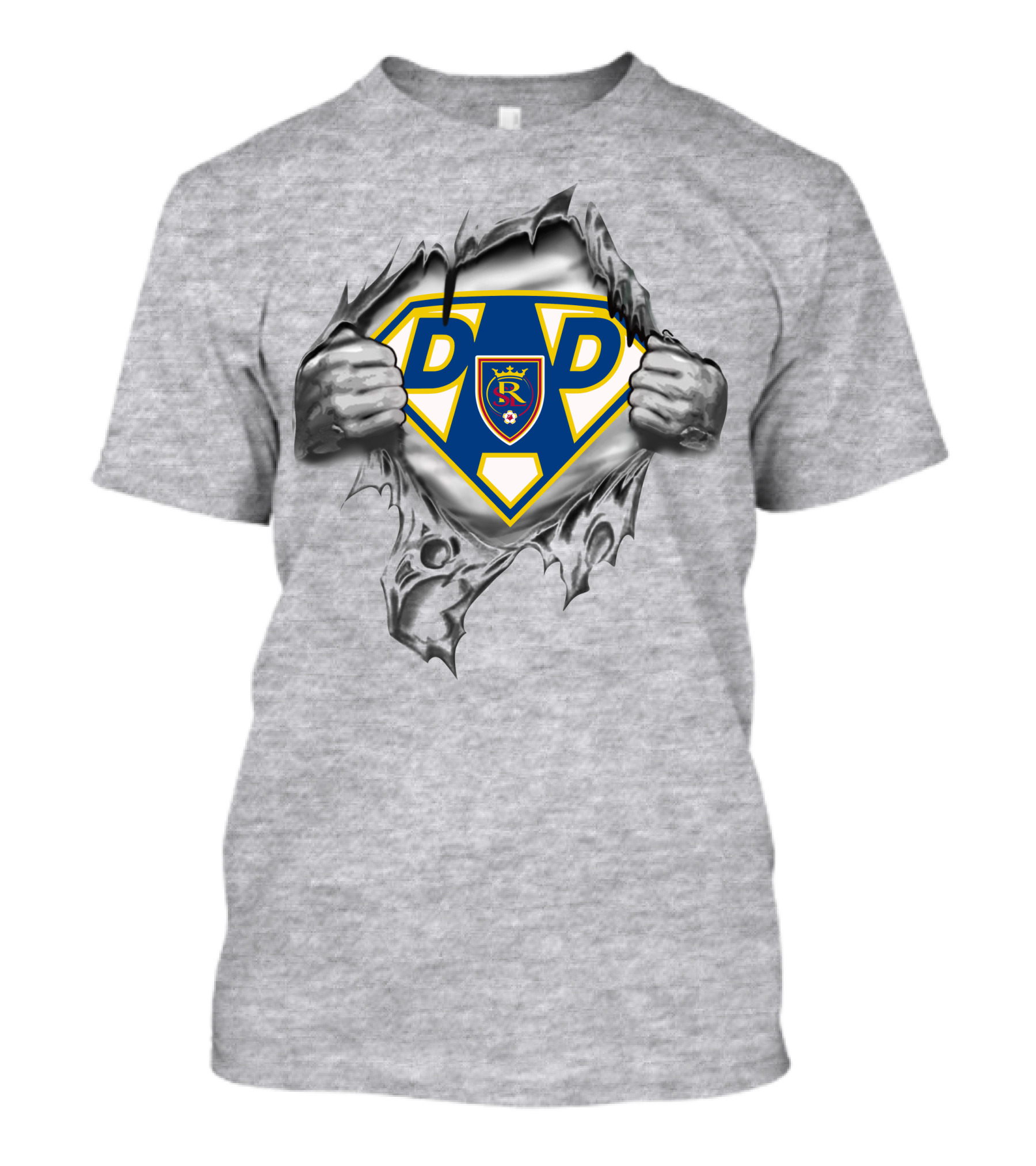Real Salt Lake Super Dad 254 Superhero T-Shirt