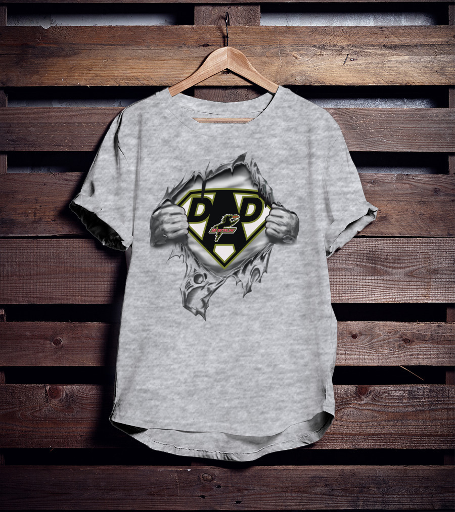 Dallas Burn Super Dad Heroic Rip T-Shirt