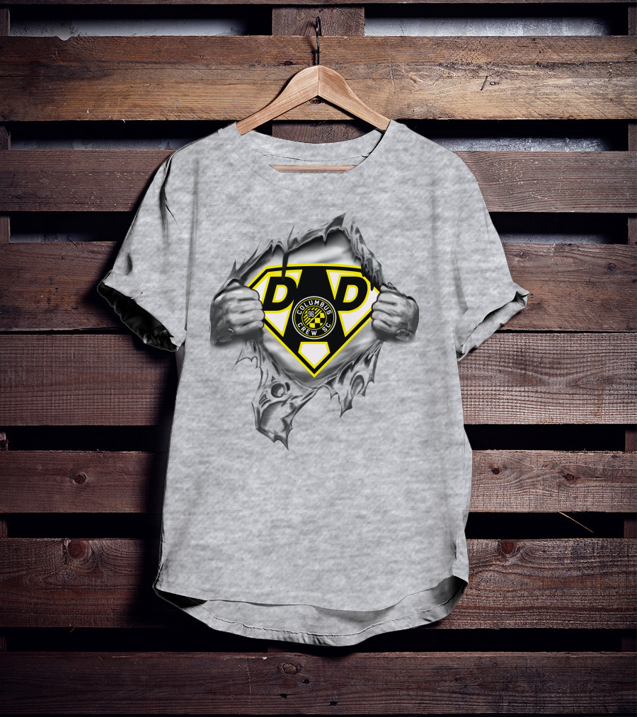 Columbus Crew Sc Super Dad Logo Superman Style T-Shirt