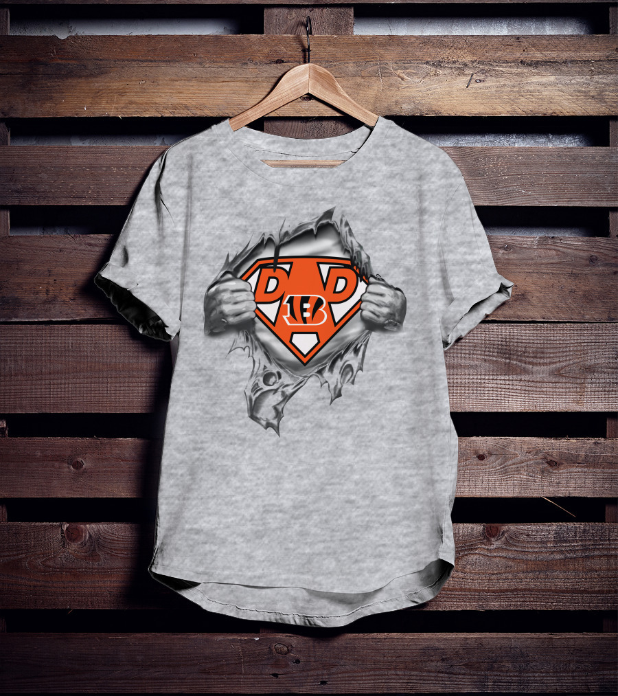 Super Dad Cincinnati Bengals Logo 391 T-Shirt