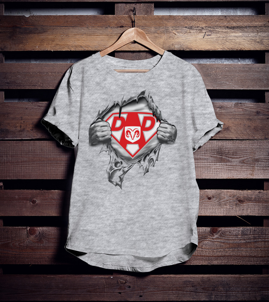 Dodge Dad Superhero Raid T-Shirt