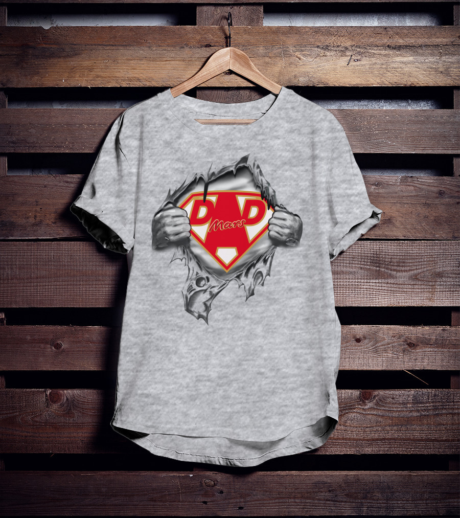 Mars Super Dad Emblem 451 T-Shirt