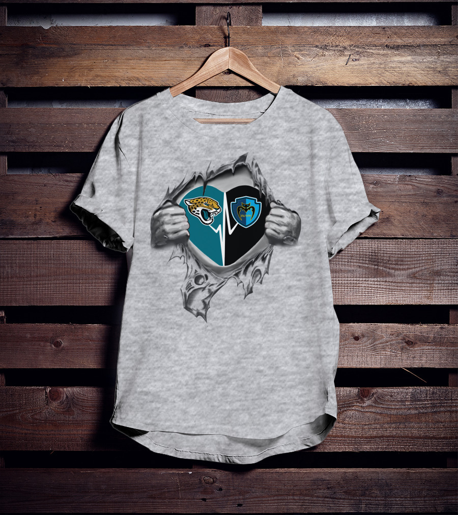 Jaguars Tampa Bay Mutiny It's In My Heart T-Shirt