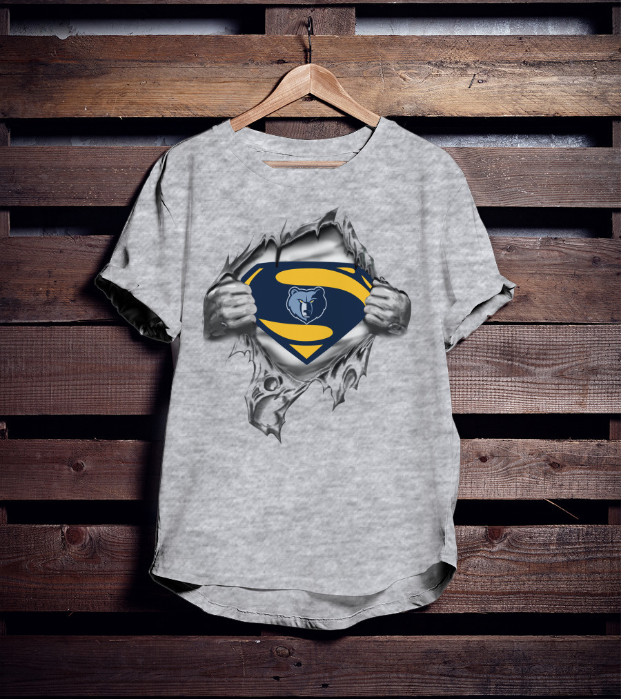 Memphis Grizzlies Superman Logo T-Shirt