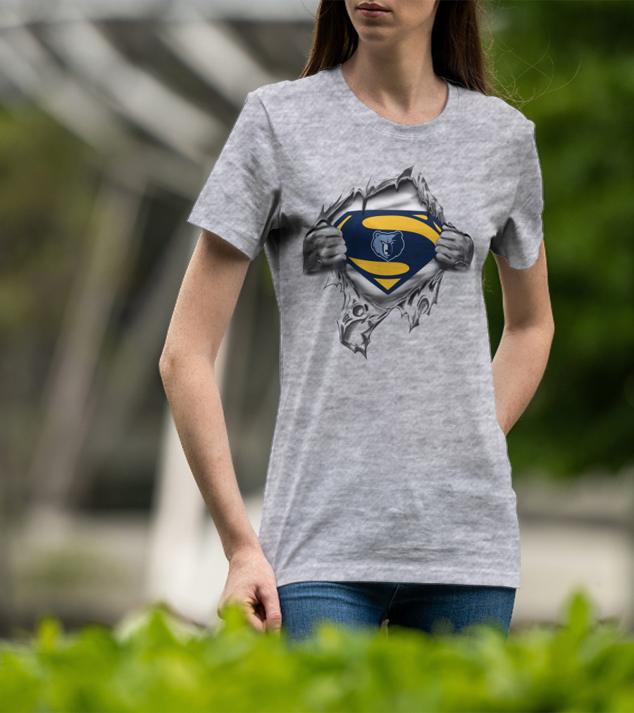 Memphis Grizzlies Superman Logo T-Shirt