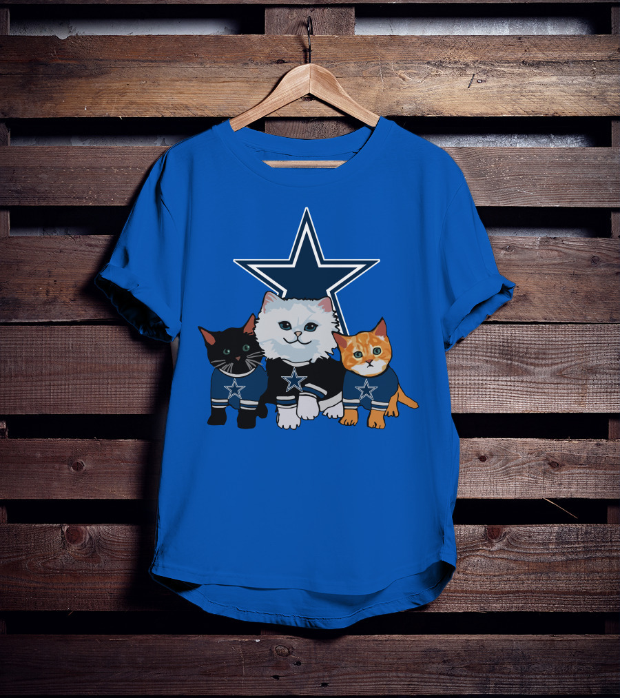 Dallas Cowboys Star Cats T-Shirt