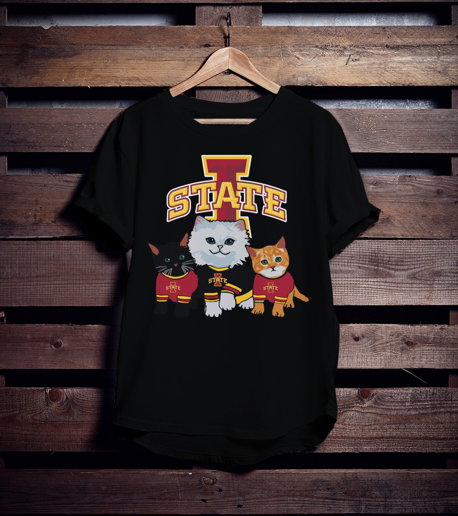 Iowa State Cyclones Cats Trio T-Shirt