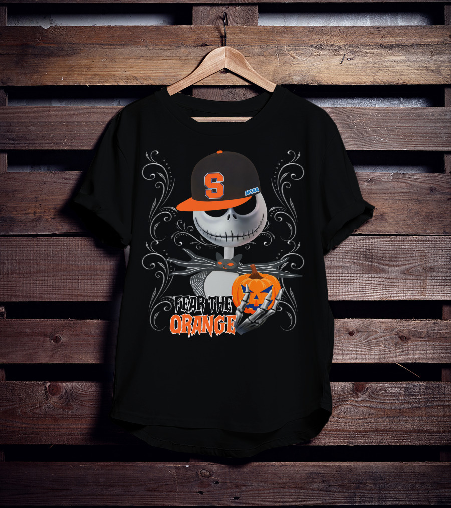 Fear The Orange Syracuse NCAA Jack O' Lantern T-Shirt