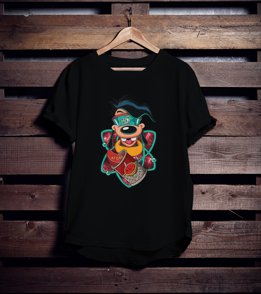 A Goofy Movie Hi Dad ABC Soup Ladies Max Soup Can And Hi Dad Lunchbox T-Shirt