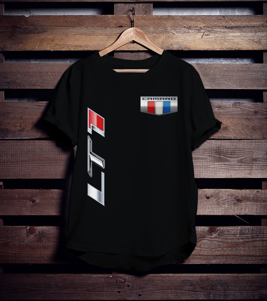 Chevrolet Camaro LT1 Emblem With Iconic Red White Blue Badge T-Shirt
