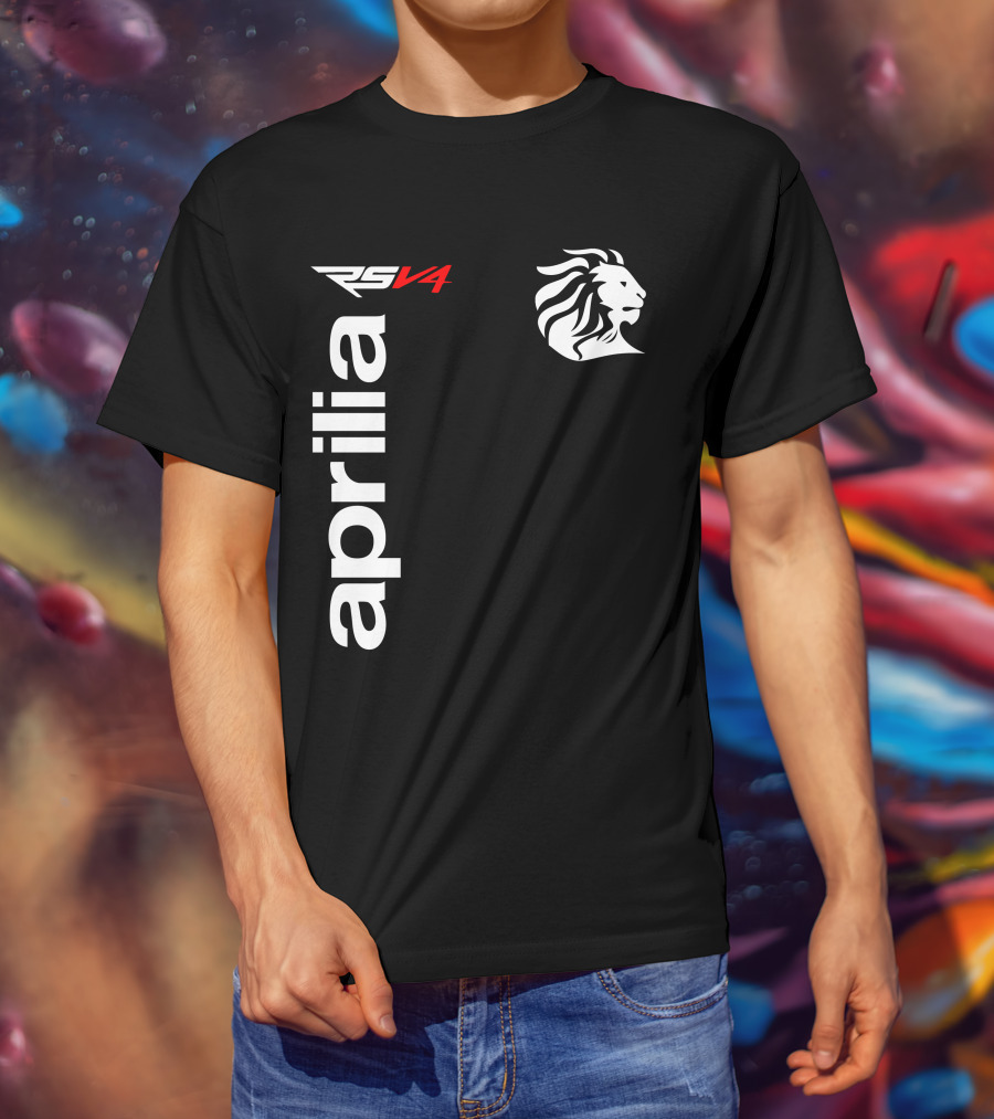 Aprilia RSV4 Lion Emblem T-Shirt