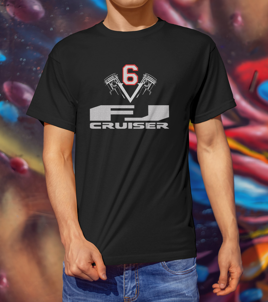 FJ CRUISER V6 Piston Engine T-Shirt