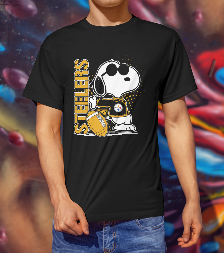 Steelers Snoopy Football Team T-Shirt