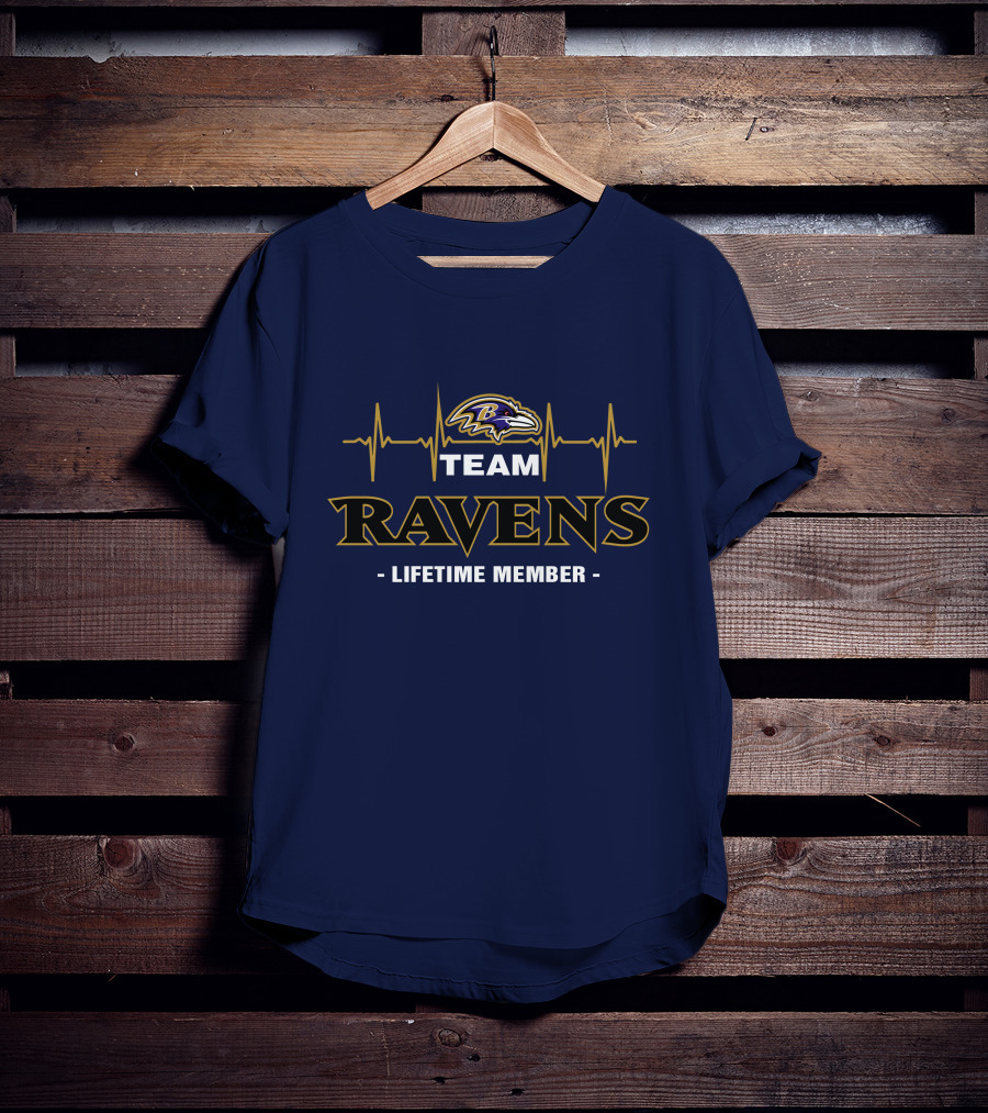 Team Ravens Lifetime Member Baltimore Ravens T-Shirt