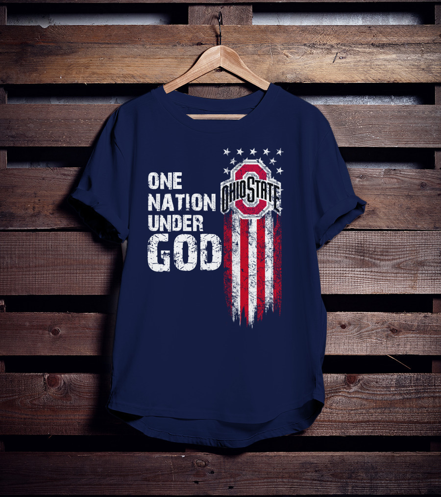 Ohio State Buckeyes One Nation Under God T-Shirt
