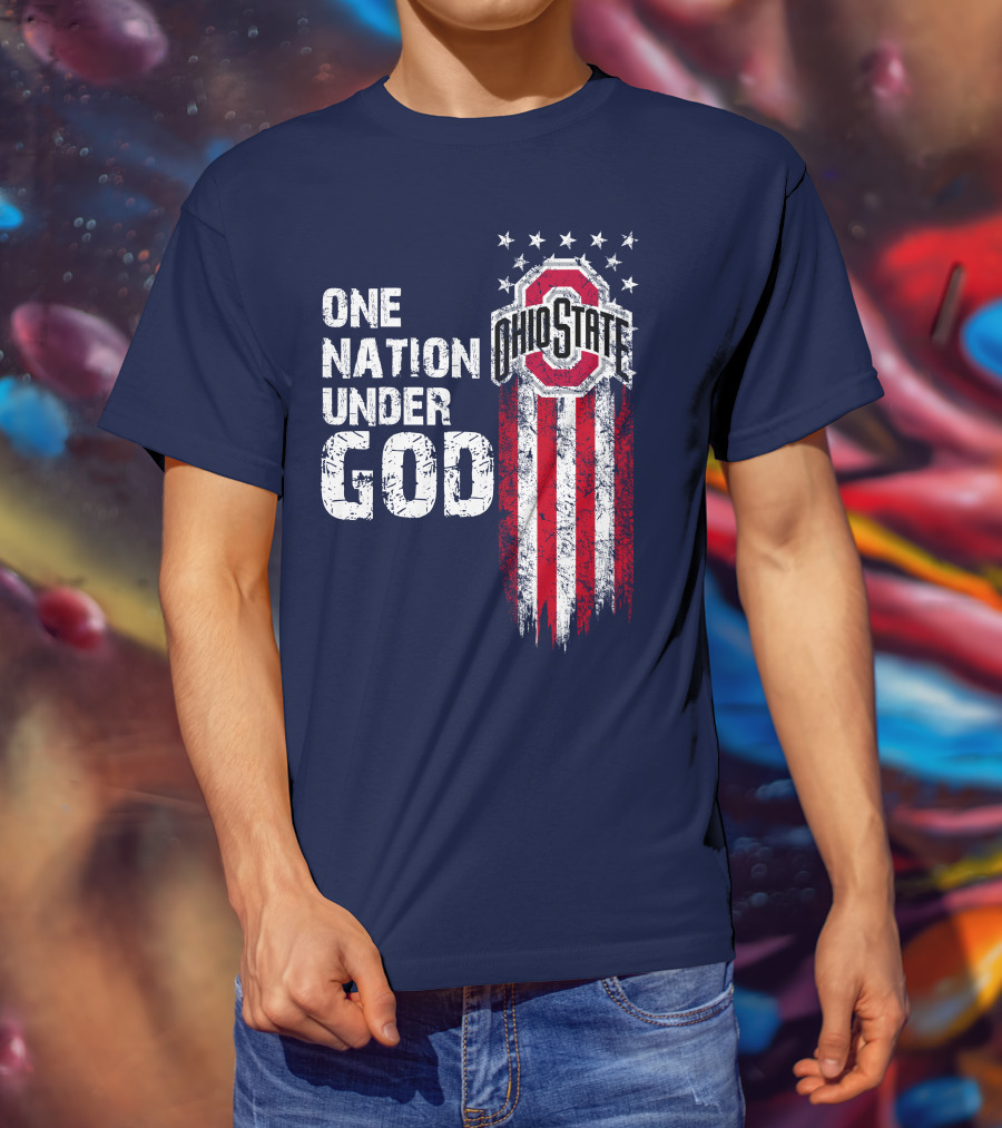 Ohio State Buckeyes One Nation Under God T-Shirt
