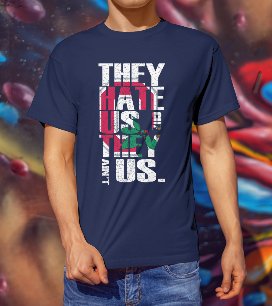 Ohio State Buckeyes They Hate Us Because They Ain't Us T-Shirt