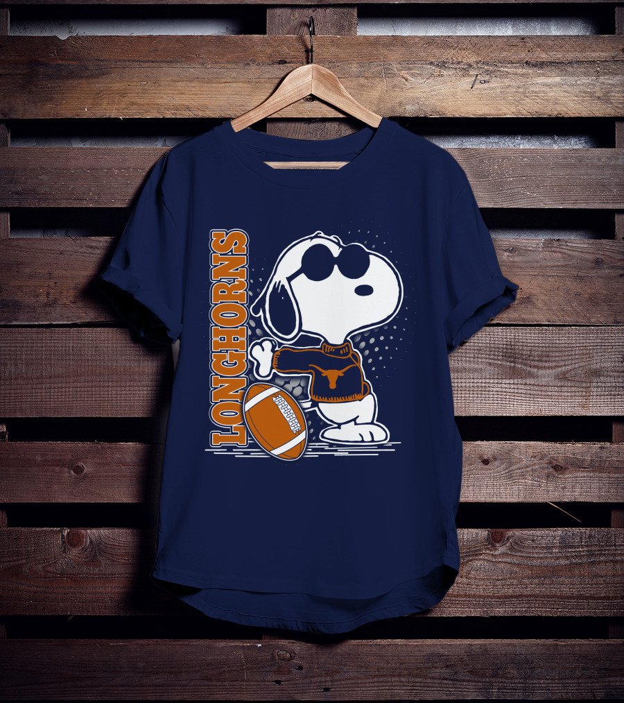 Longhorns Football Snoopy T-Shirt