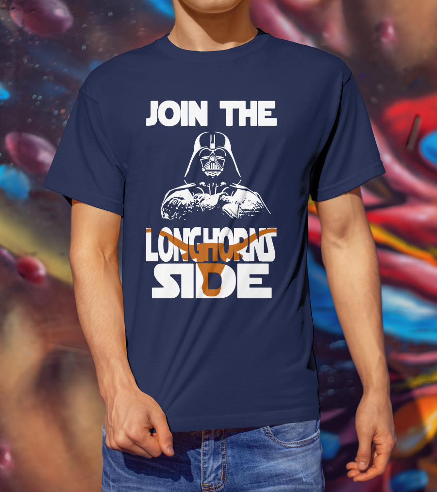 Join The Longhorns Side T-Shirt