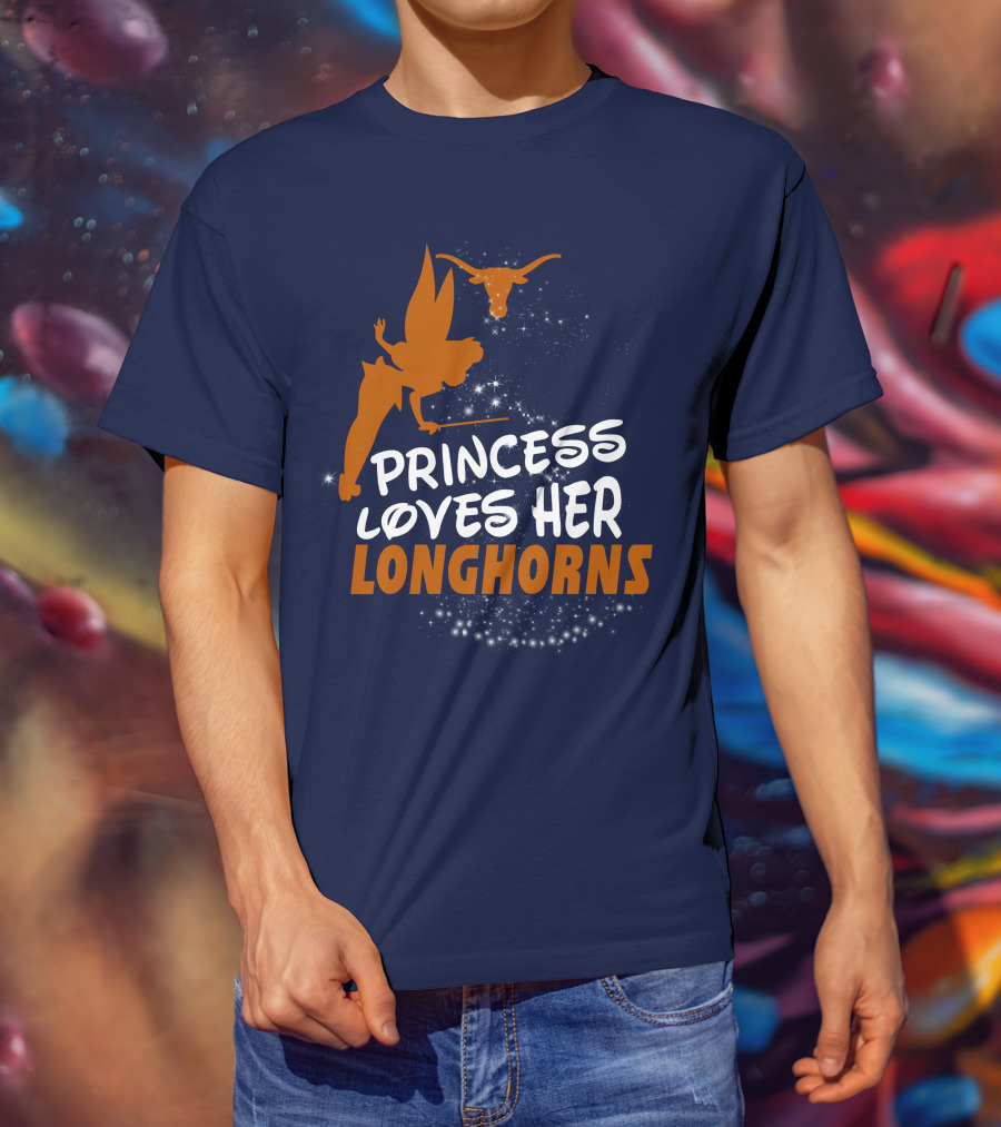 Princess Loves Her Texas Longhorns T-Shirt