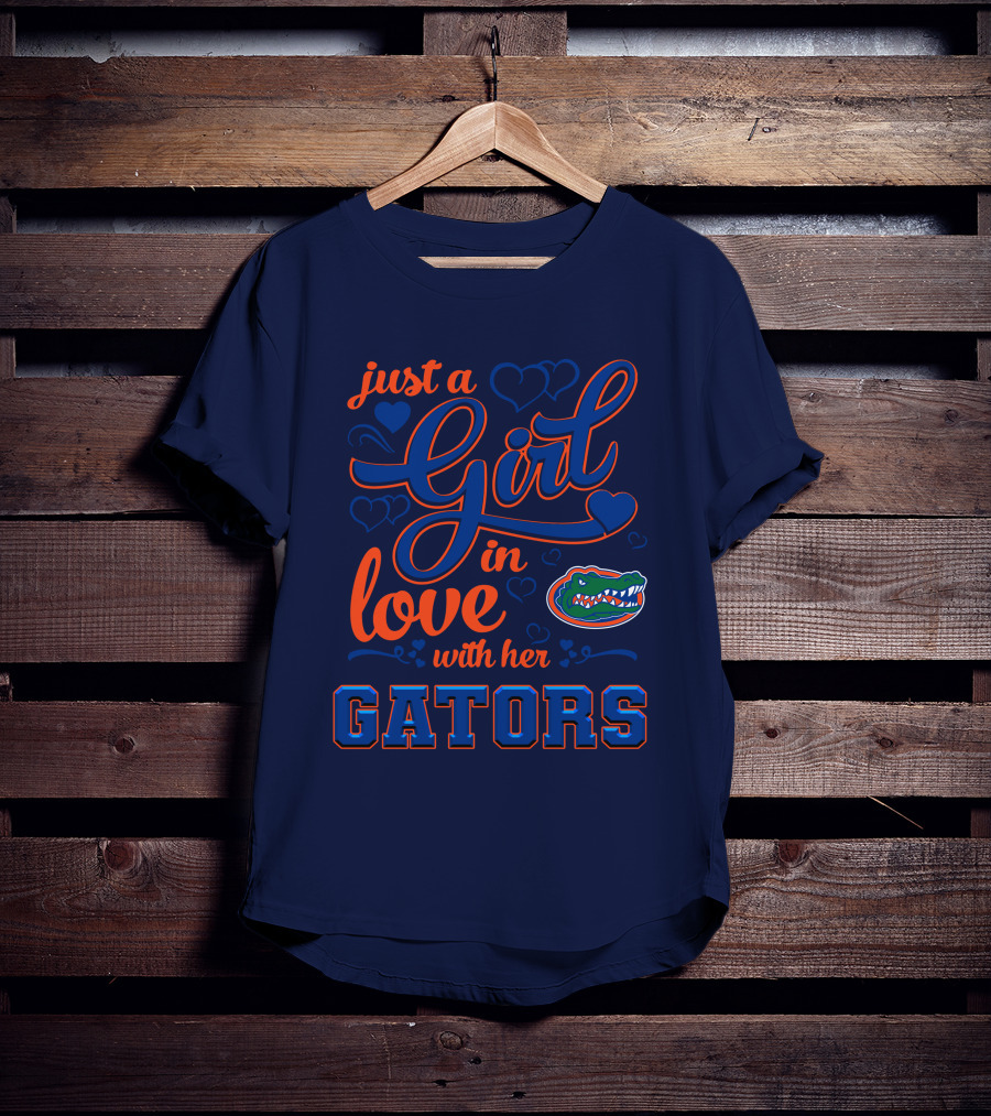 Just A Girl In Love With Her Florida Gators T-Shirt