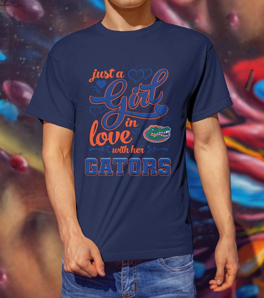 Just A Girl In Love With Her Florida Gators T-Shirt