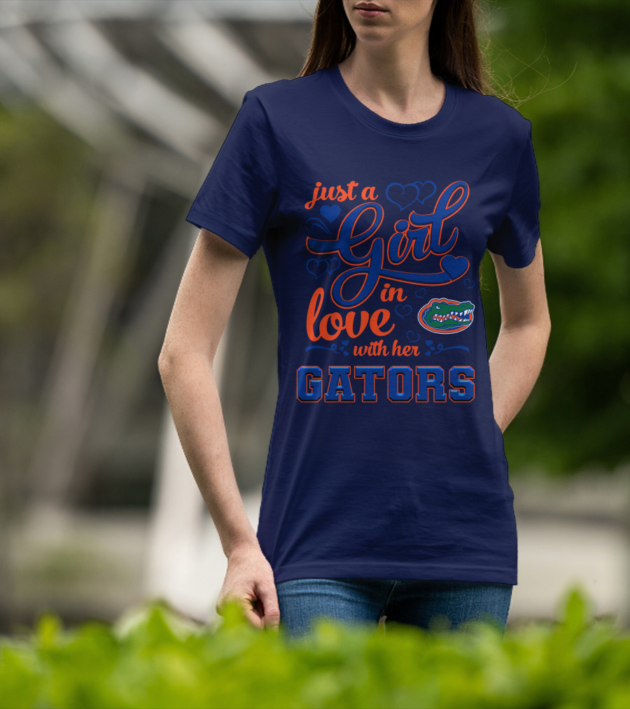 Just A Girl In Love With Her Florida Gators T-Shirt