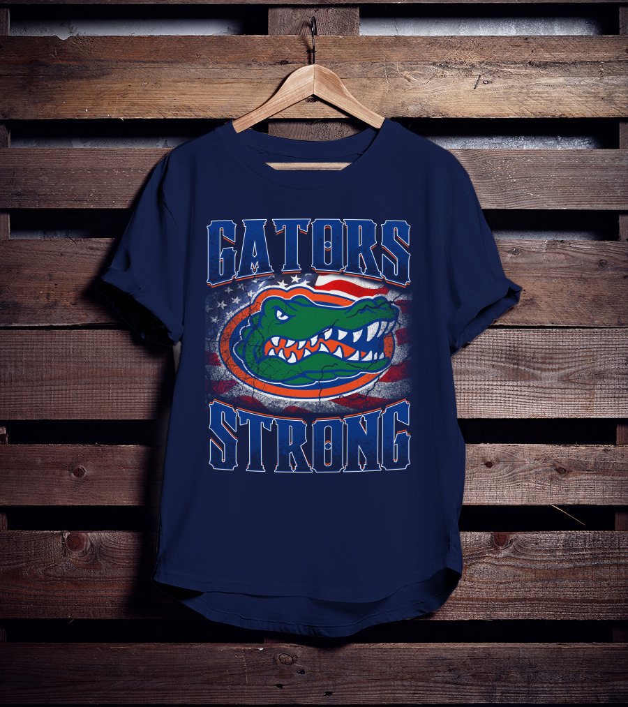 Florida Gators Strong American Flag T-Shirt