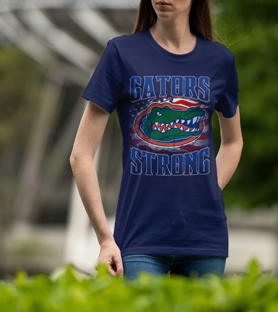 Florida Gators Strong American Flag T-Shirt