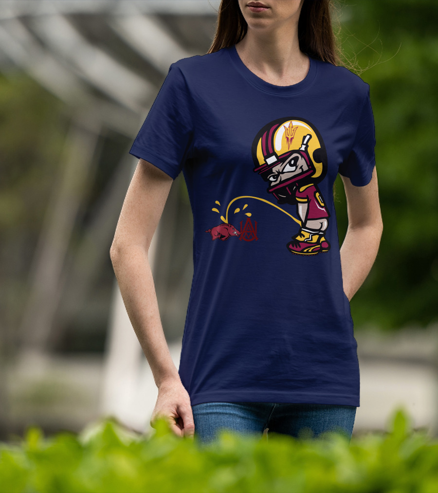 Arizona State Sun Devils Rivalry Game With Arkansas Razorbacks T-Shirt