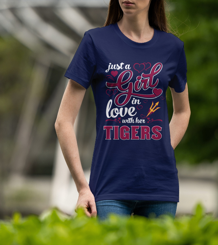 Just A Girl In Love With Her Tigers T-Shirt