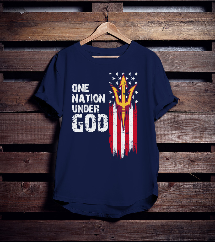 One Nation Under God Arizona State Sun Devils T-Shirt