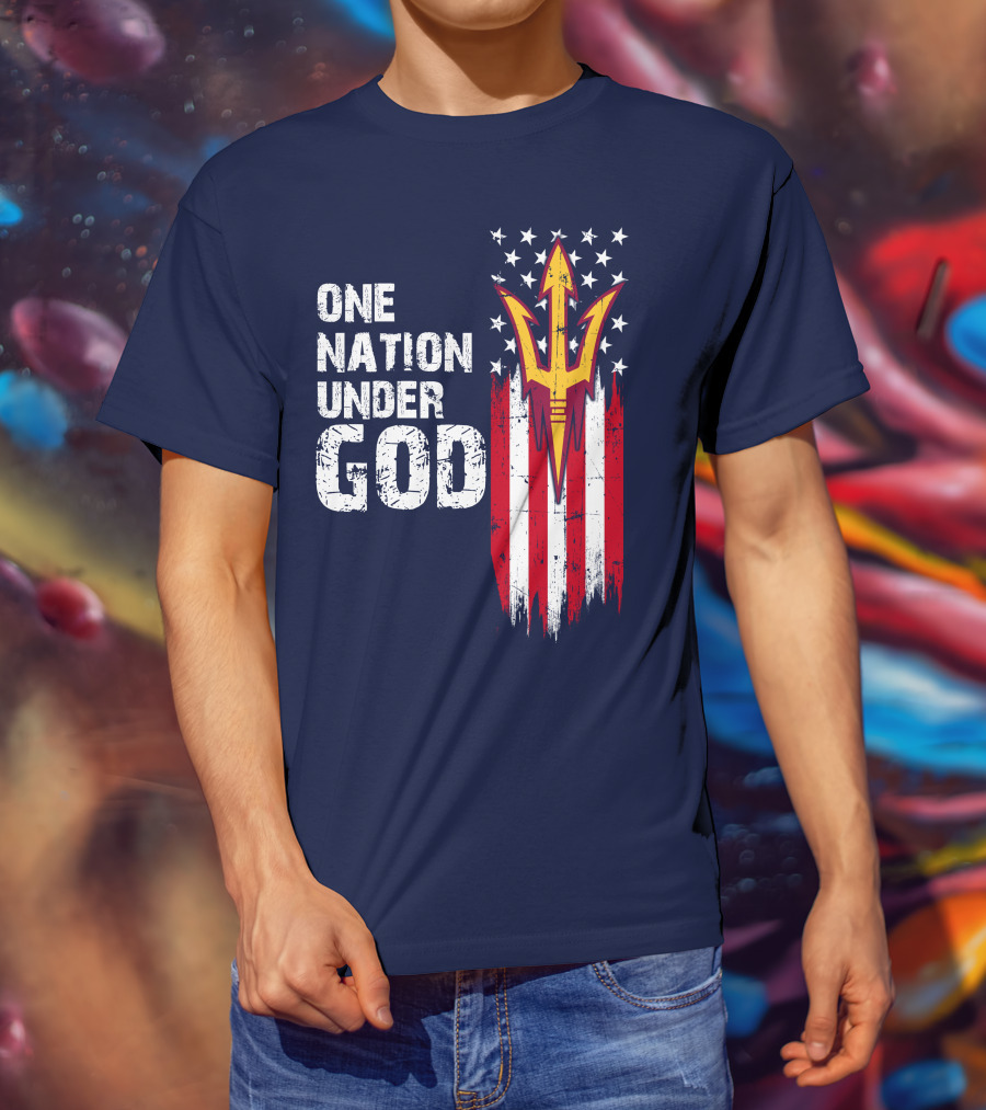 One Nation Under God Arizona State Sun Devils T-Shirt