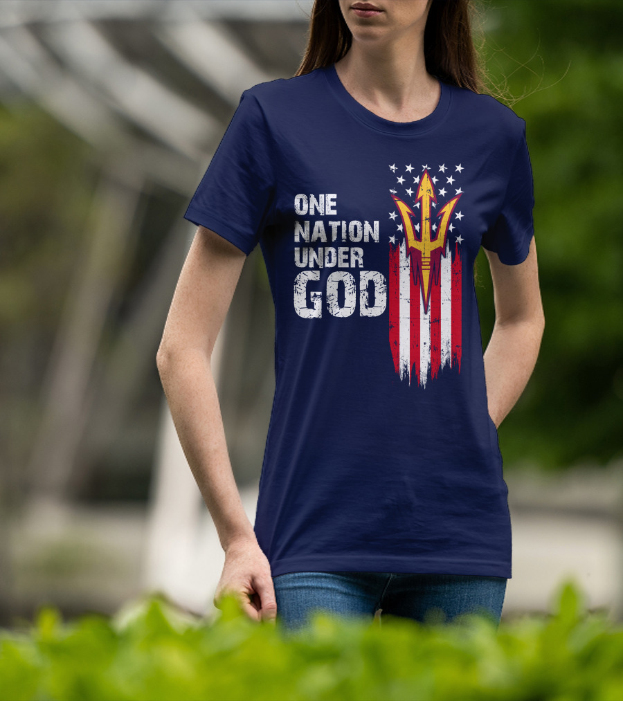 One Nation Under God Arizona State Sun Devils T-Shirt