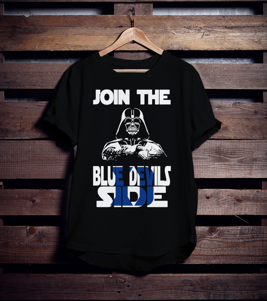 Join The Blue Devils Side T-Shirt