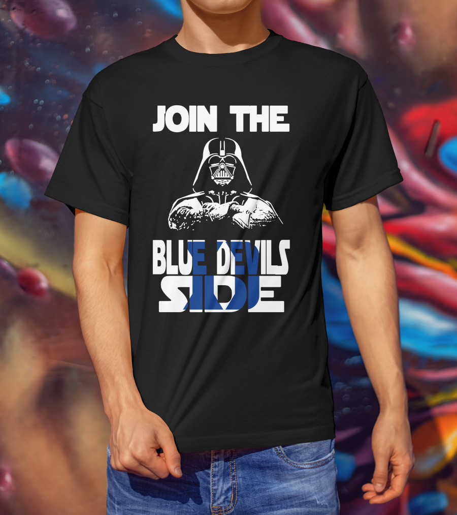 Join The Blue Devils Side T-Shirt