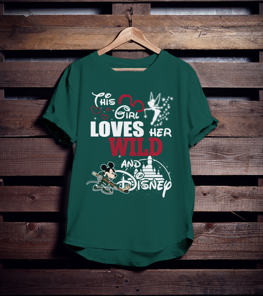 This Girl Loves Her Wild And Disney T-Shirt